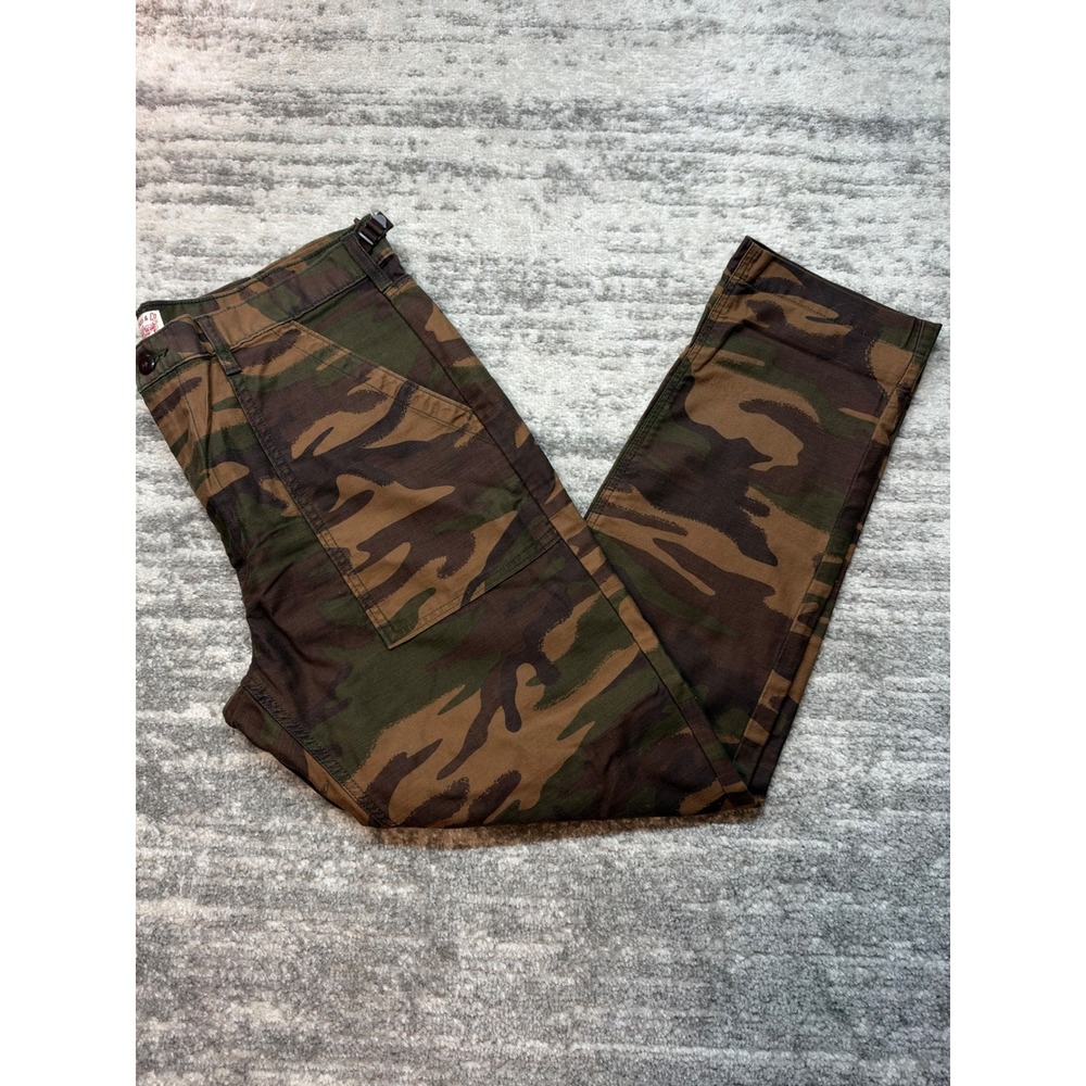 Levi Strauss & Co Cargo Pants Mens W38 L30 Brown Camo Utility Fatigue NWOT